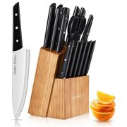 Cookit 15-Piece ABS Handle Kitchen Chef Knives Set